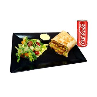 Juneća kesadilja + Coca Cola 0,33l