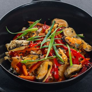 Wok Mussels