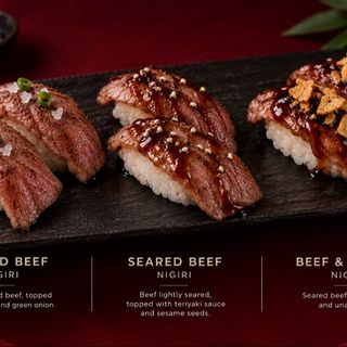 Nigiri beef set