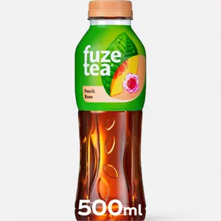 Fuzetea black 0.5l Peach & Rose