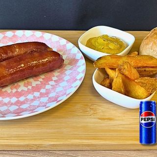 KOMPLET OBROK - Kranjska kobasica sa sirom