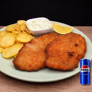 KOMPLET OBROK - Pileća bečka (2)