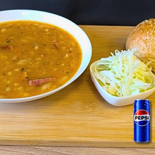 KOMPLET OBROK - Pasulj sa mesom