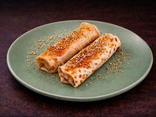 Domaće palačinke džem od kajsije&orasi u mleku