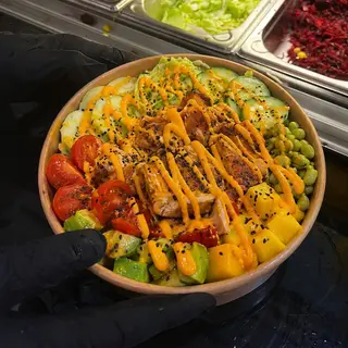 Poke Bowl Crispy Chicken