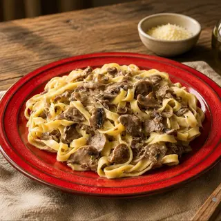 Tagliatelle sa pečurkama