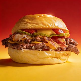 Double bacon cheeseburger