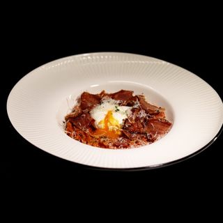 Ovsena kaša sa paradajzom i slaninom