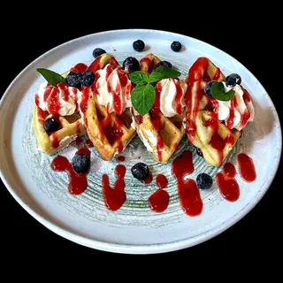 Waffle vanila jagoda