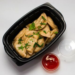 Vareniki sa krompirom i pečurkama ( Posno jela)