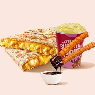 Tri vrste sira kesadilja obrok