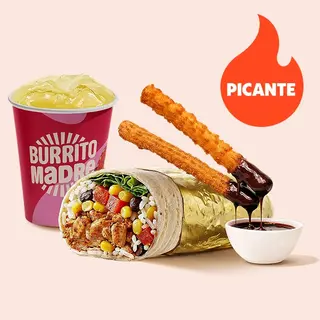 Pikantna piletina Burrito obrok
