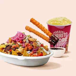 Achiote piletina Nachos obrok