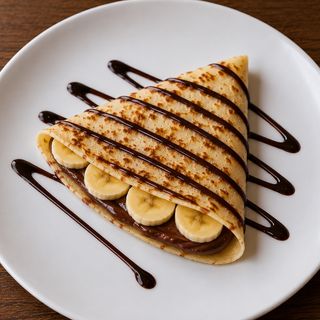 Slatka palačinka sa bananom