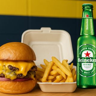 Bee Hornet + Pomfrit + Heineken