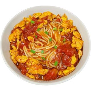 Tomato and egg noodles西红柿鸡蛋面
