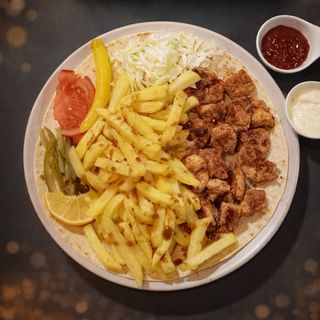 Shish tawook sandwich