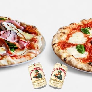 Combo Pizza Pizzikata/Margherita + 2x Birra Moretti 0.33l GRATIS