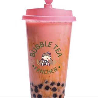STRAWBERRY BUBBLE TEA 500ml草莓奶茶