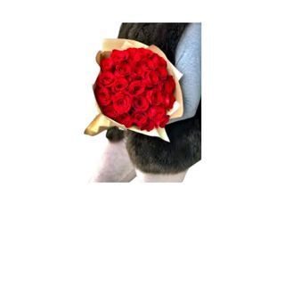 31crvena ruža u natur papiru