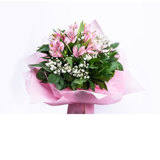 Buket sa roze divljim orhidejama