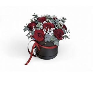 Box sa crvenim ružama