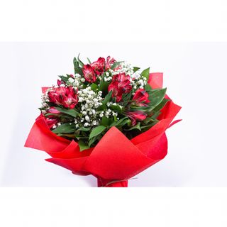 Crvene divlje orhideje u buketu