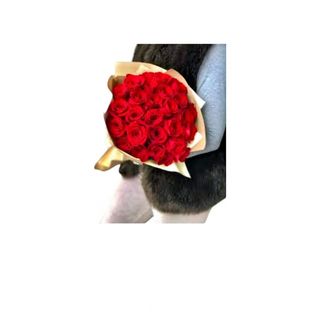 31 Crvena ruža sa papirom