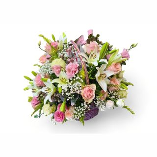 Svečana korpa s cvećem LUX