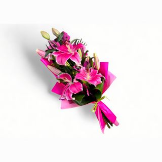 Buket sa orjentalnim ljiljanima