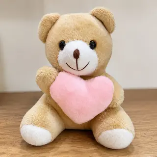 Plišani meda sa ROZE srcem