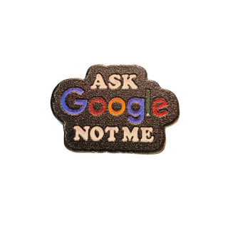Broš plastična Ask Google not me