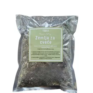 Zemlja za cveće TRAVA 4 litara/2 kg