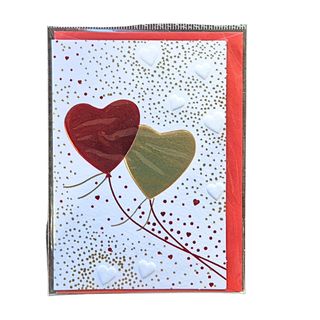 Čestitka mini sa kovertom (2 srca)