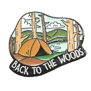Broš metalna Back to woods