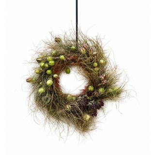 Divlji venac sa nigelom i čuvarkućom/ Wild Whisper Wreath size M