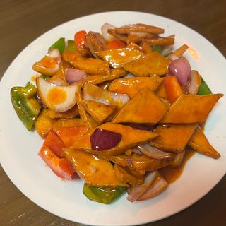 17:braised tofu 红烧豆腐+rice