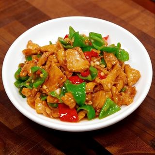 42 Fried chicken chili +rice辣椒炒鸡肉