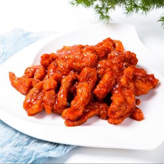 29.sweet and sour chicken +rice糖醋鸡柳