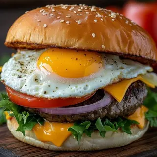 Egg burger