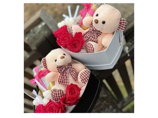 Meda, dehidrirane ruže i cokoladice u srcu(SP 033)