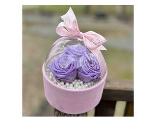 Dehidrirane ruže u kutiji - lila(RUK 127)