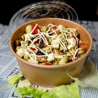 Pesto bacon pasta