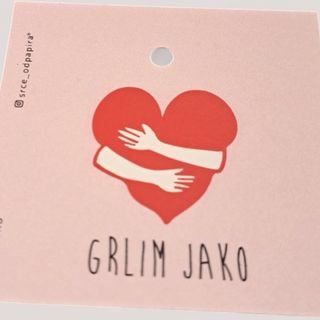 Mini porukica - "Grlim jako"
