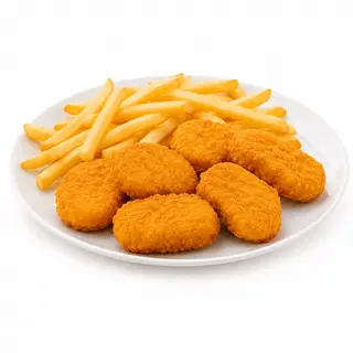 Hrskavi pileći Nuggets sa pomfritom