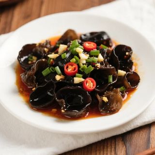 388 Black fungus salad / Hladna salata od crne pečurke