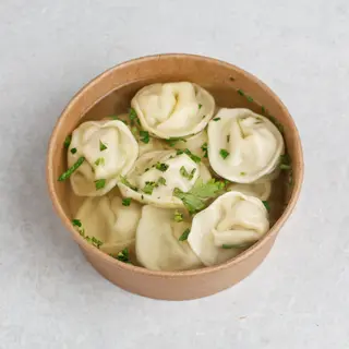 Peljmeni u mesnoj čorbi od svinjetine