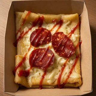 Palačinka Kulen, pavlaka, sir trapist, kečap