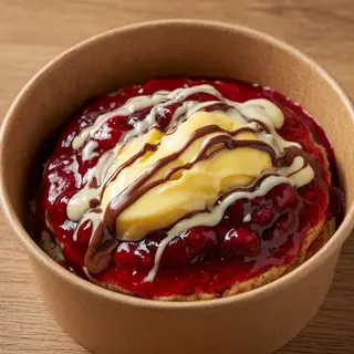 Proteinska palačinka Višnja bela belgijska puding