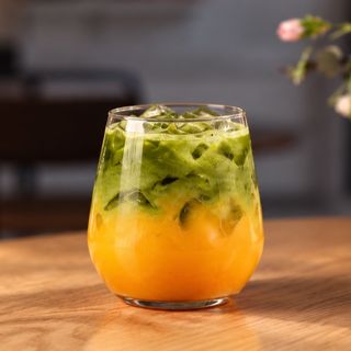 MATCHA BUMBLE with fresh juice